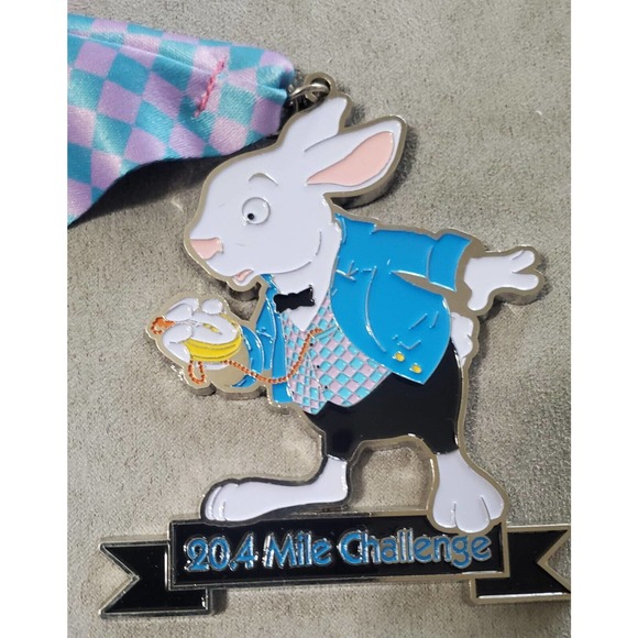 Yes.Fit - White Rabbit 20.4 Miles Fitness Medal - Add to Your Collection - Picture 1 of 2